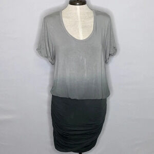 Young Fabulous & Broke Ruched Skirt Ombre Dress-XS